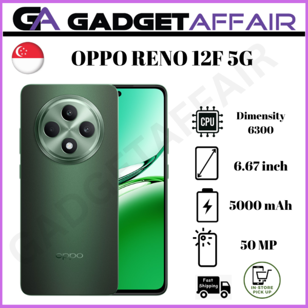 Oppo Reno 12F 5G 12gb/256gb (Local Set) - Gadget Affair