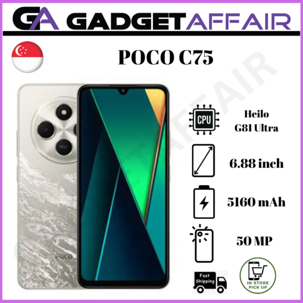 Poco C76 Poco C75 8GB/256GB (Local Set) - Gadget Affair