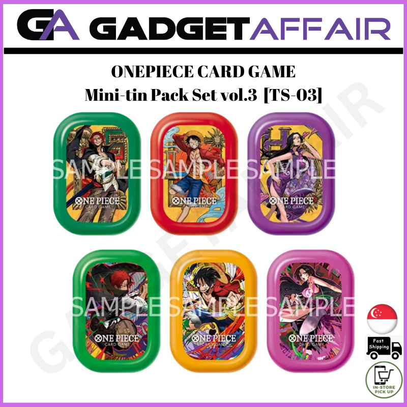 One Piece Mini-tin Pack Set vol. 3 (Ts-03) Japanese (Collection From 12/6/26 onwards)