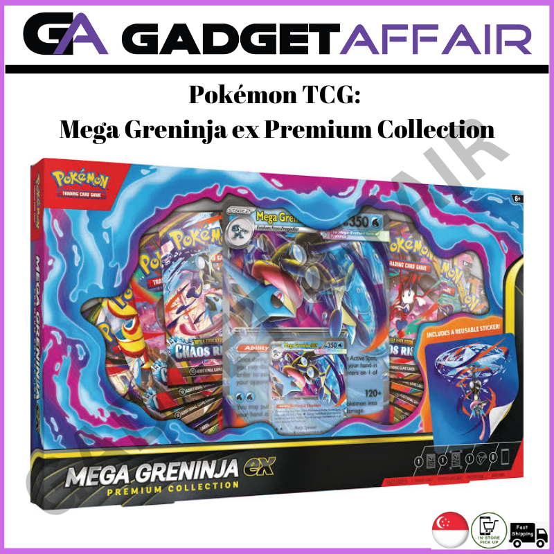 Pokemon TCG: Mega Evolution Mega Greninja ex Premium Collection