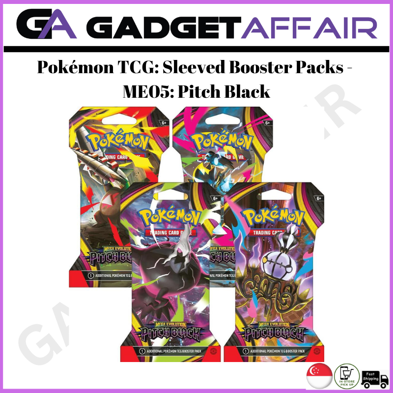 Pokemon TCG - Mega Evolution Pitch Black Sleeved Booster 1 Pack