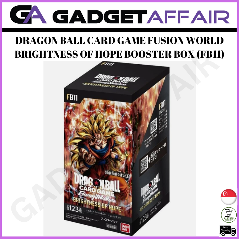 Dragon Ball Card Game Fusion World Booster Box - BRIGHTNESS OF HOPE (FB11) Japanese (Shipping/Collection From 11/9/2026)