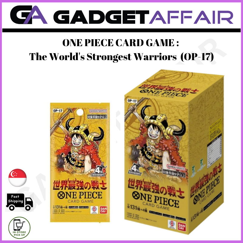 ONE PIECE Card Game - The World's Strongest Warriors (OP-17) Japanese (Collection From 21/8/26 onwards)