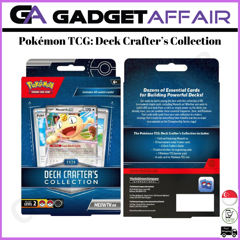 Pokémon TCG: Deck Crafter’s Collection (Collection From 23/10/26 Onwards)